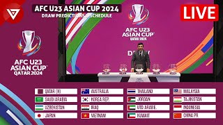 🔴 Draw Result Predictions AFC U23 Asian Cup 2024 Group Stage amp Draw Schedule [upl. by Eglantine]