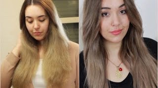 HAARE SELBER TÖNEN  BRAUN AUF BLOND OHNE GELBSTICH  TIPPS amp TRICKS [upl. by Asiled]