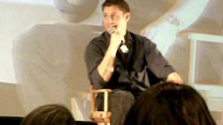 Jensen Ackles in LA 09 Whose idea was the kilt in Ten Inch Hero [upl. by Otto770]