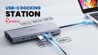 IAVKYU USB C Docking Station Review Connect 3 Monitors for Ultimate Multitasking  Docking Station [upl. by Marpet976]