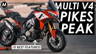 NEW 2022 Ducati Multistrada V4 Pikes Peak Announced 10 BEST Features [upl. by Haldas64]