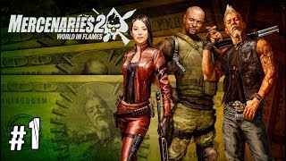 Mercenaries 2  World in Flames walkthrough part 1 [upl. by Lasky]