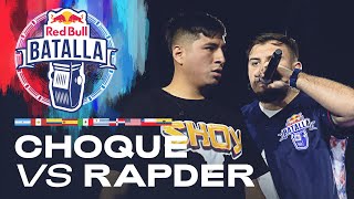 CHOQUE vs RAPDER  Octavos  Red Bull Batalla Internacional 2022 [upl. by Katzman810]