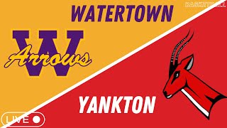 Watertown vs Yankton Gazelles Basketball [upl. by Hasty368]