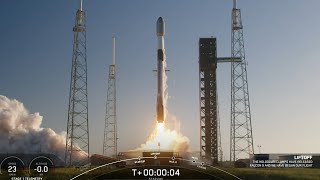 Blastoff SpaceX launches Starlink batch to complete Florida doubleheader nails landing [upl. by Odnamla]