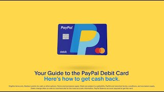 PayPal Debit Card How to Get Cash Back [upl. by Nnylasor561]