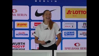 Gina Lückenkemper ISTAF 1 September 2024 Berlin über Olympia 2024 Bronze Medaille Staffel [upl. by Hector863]