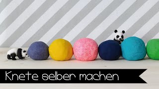 DIY  KNETE EINFACH SELBER MACHEN  KNETE AUS SALZ UND MEHL [upl. by Adnamra]