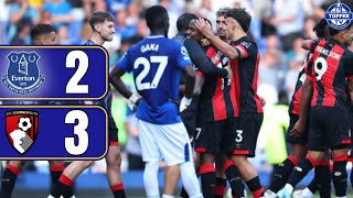 Everton 23 Bournemouth  Gwladys Street Reaction [upl. by Ardeed]