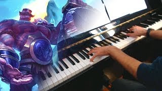 🎵 Braums Theme League of Legends  Piano cover w Sheet music [upl. by Lochner]