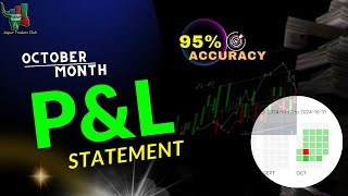 Monthly Trading Profit and Loss Statement for October  PampL Statement for Options Trading OCT2024 [upl. by Eus794]