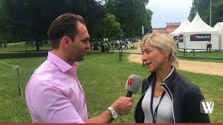 Pfingstturnier Interview mit Ingrid Klimke [upl. by Oned]