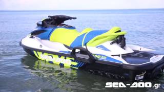 SEA DOO WAKE PRO 230 REVIEW IN GREECE [upl. by Ahsinra]