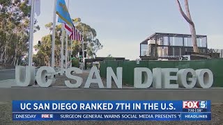 UC San Diego Ranked 7th Best Public University In US [upl. by Male]