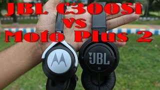 Best Budget JBL C300SI Headphone Unboxing With Comparison With Moto Plus 2 In Hindi By Dekh Review [upl. by Dolphin943]