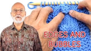 How to knit perfect edges and bubbles [upl. by Scherle]