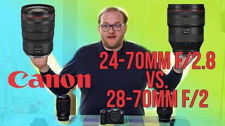 Canon RF 2470mm F28 VS RF 2870mm F2  Which Pro Standard Zoom to Choose [upl. by Cherida]