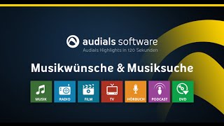 Audials 2016 in 120 Sekunden Musikwünsche amp Musiksuche [upl. by Leahkim973]