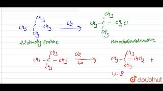 A hydrocarbon of molecular mass 72 gmol1 gives a single monochloro derivative and two dichloro [upl. by Ynnig]