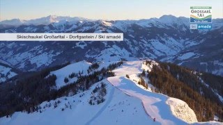 Drohnenflug Skigebiet GroßarltalDorfgastein [upl. by Aidnis607]