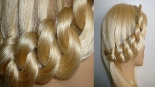 WUNDERSCHÖNE FRISUR für MÄDCHENBESONDERE ANLÄSSE ALLTAG Braided Updo Hairstyle Peinado hermoso [upl. by Desdemona442]