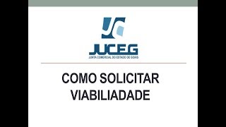 JUCEG VIABILIDADE COMO SOCILITAR PASSO A PASSO TUTORIAL [upl. by Rodl714]