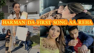 Harman Da First Punjabi Song SUKH SANGHERA Nal Sada First ShootMomcozy Baby MonitorHarmanBeauty [upl. by Raphael]