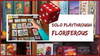 Floriferous Board Game Solo Playthrough boardgames sologameplay [upl. by Jeth832]