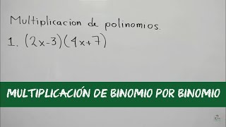 Multiplicación de polinomios  Ejemplo 1 [upl. by Htenywg]