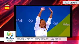 Bronce olímpico de Mireia Belmonte en Rio 2016 [upl. by Itida336]