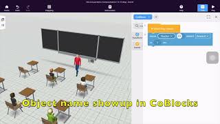 CoSpaces 03  Move objects by coding [upl. by Line]