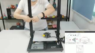 ZONESTAR Z8P 3D Printer Installation Guide [upl. by Aneeles]