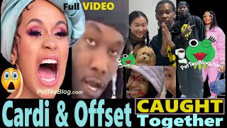 Cardi B CURSES BardiGang out for Catching OFFSET Back Together on Camera she Threatens to Delete [upl. by Aisauqal]