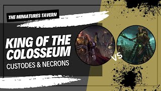 Warhammer King of the Colosseum Necron vs Custodes [upl. by Hanej]