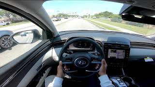 2022 Hyundai Tucson Hybrid Blue  POV Walk Around amp Test Drive  Universal Hyundai [upl. by Wetzel761]