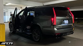 2024 Cadillac Escalade V POV Night Drive  Allcarnews [upl. by Elocyn]