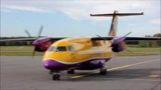 Welcome Air Dornier 328 departure from Pori Finland FULL HD [upl. by Odnalref250]