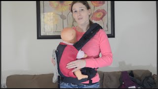 How to do a hip carry in the LILLEbaby Complete and CarryOn carrier [upl. by Stargell]