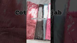 Cotton hijab in stock Please inbox for order viralvideo shorts short hijab subscribe foryou [upl. by Niatirb]