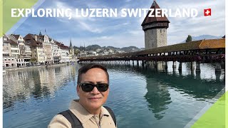 Exploring Luzern Switzerland 🇨🇭 europeantravel switzerland luzern traveling [upl. by Llerut]