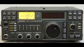 Overview of the ICOM IC271A 2 Meter Transceiver with some nice options and mods [upl. by Denoting395]