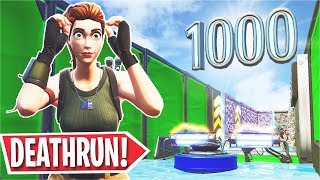 The Impossible 1000 Level Default Deathrun Fortnite Creative Mode [upl. by Wildee]