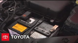 2007  2009 Highlander HowTo If the 12Volt Battery Is Discharged  Toyota [upl. by Gabrila]