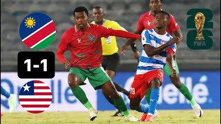 Namibia 11 Liberia Full Highlights  Terry Sackor and Tjipe Karuuombe  FIFA World Cup Qualifiers [upl. by Hgielanna]