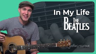 In My Life Guitar Lesson  The Beatles [upl. by Ytteb]