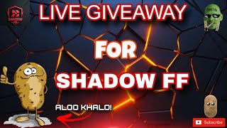 WELCOME BLACK ALOO KHALO LIVE GIVEAWAY freefire2klivegiveaway PART13 COME AND WIN 😉😆 PK SER [upl. by Edithe]