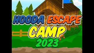 Hooda Escape Camp 2023  Walkthrough  Hints  Cheats [upl. by Haggar]