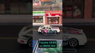 Crazy Race BMW vs Toyota AE86 [upl. by Theadora]