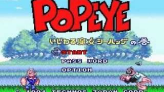 Popeye Ijiwaru Majo Sea Hag no Maki  Boss [upl. by Nered553]