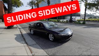 We Full Send my slammed S15 right after install [upl. by Guise]